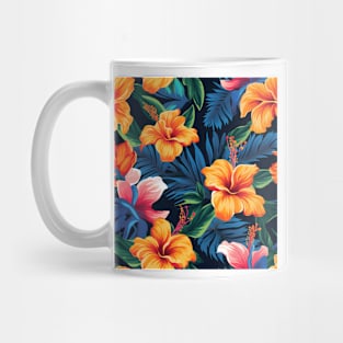 Tropical Flowers Pattern 12 Mug